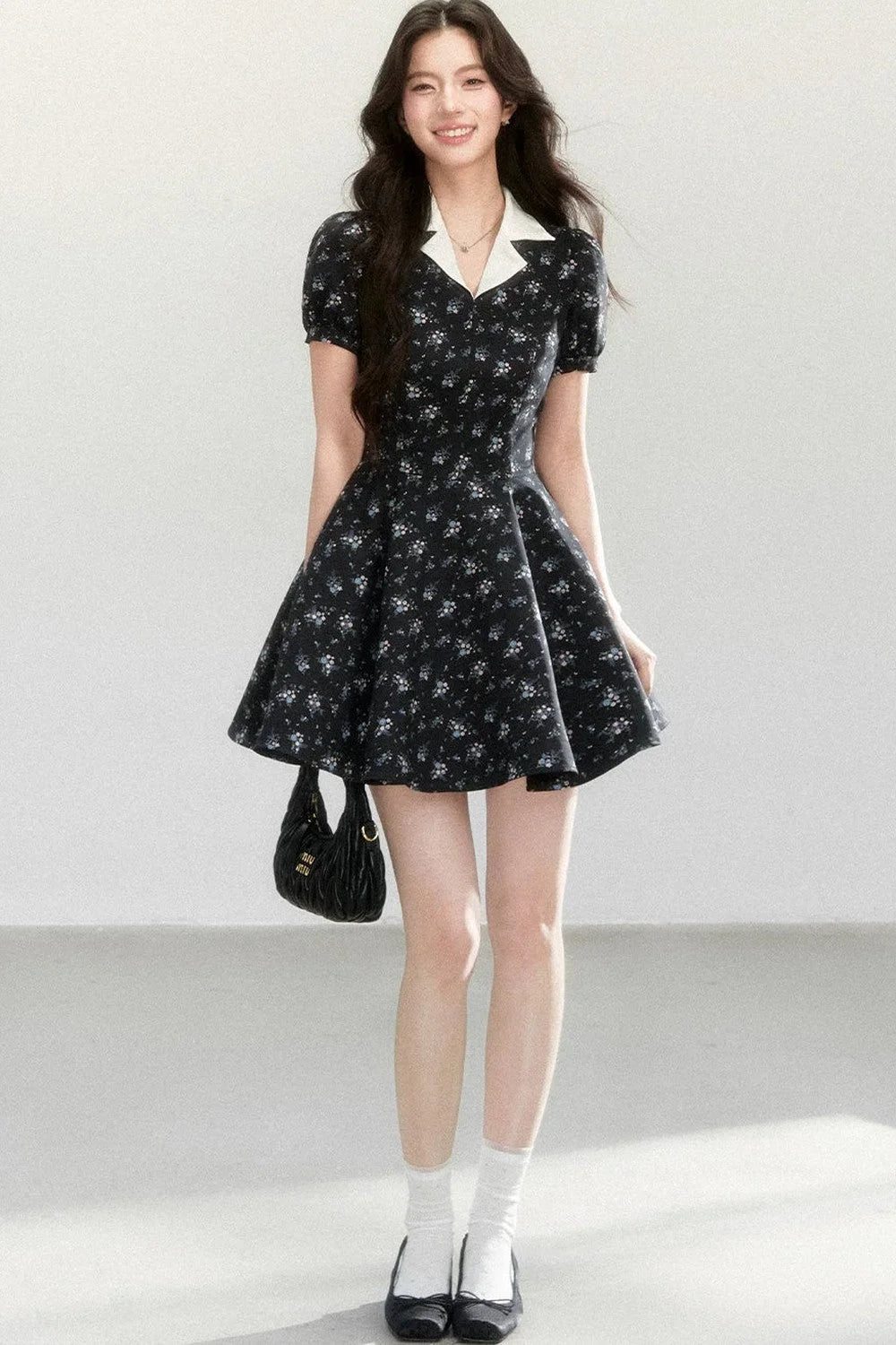 Elegant Ladylike Printed Dress