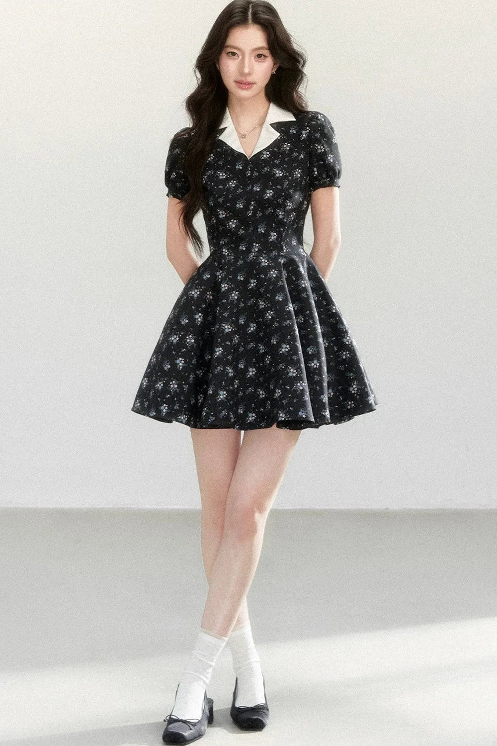 Elegant Ladylike Printed Dress