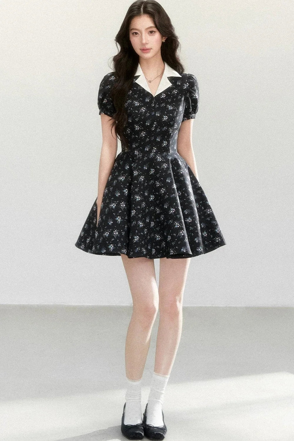 Elegant Ladylike Printed Dress
