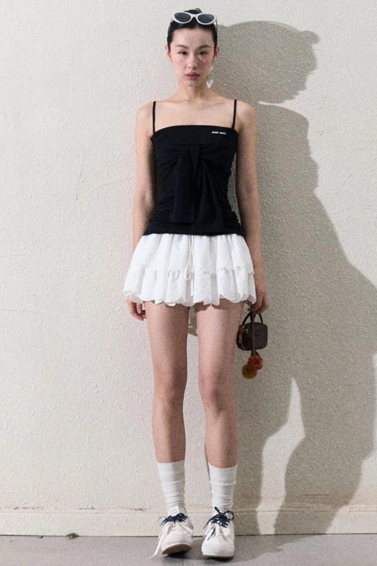 Elegant Layered Lace Skirt