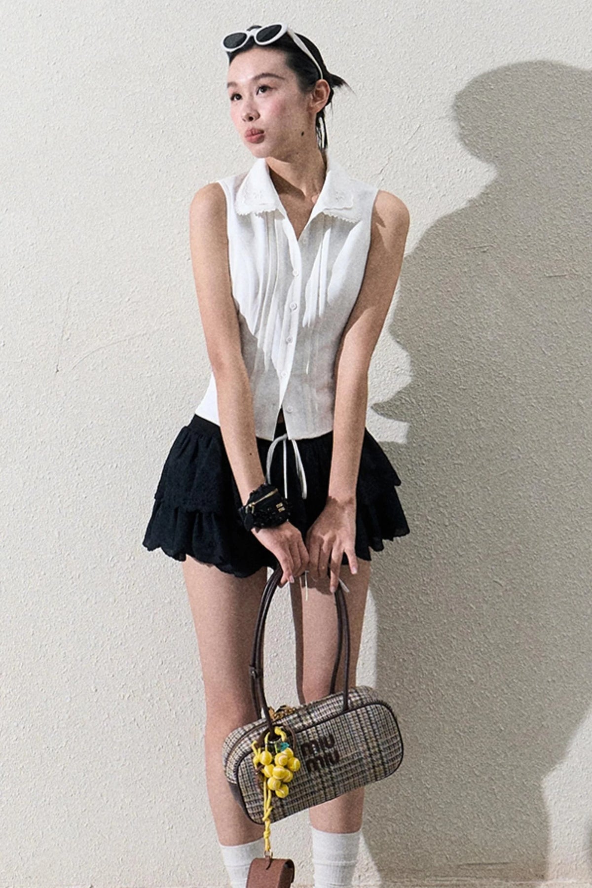 Elegant Layered Lace Skirt