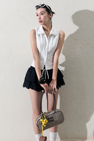 Elegant Layered Lace Skirt