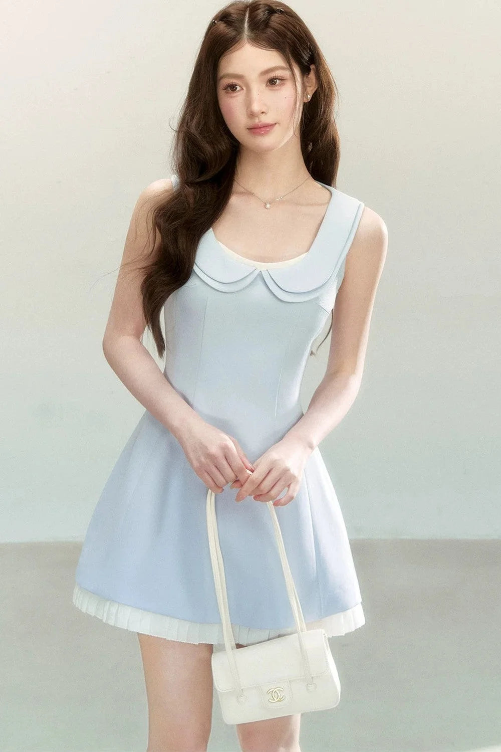 Elegant Pinafore A-Line Dress
