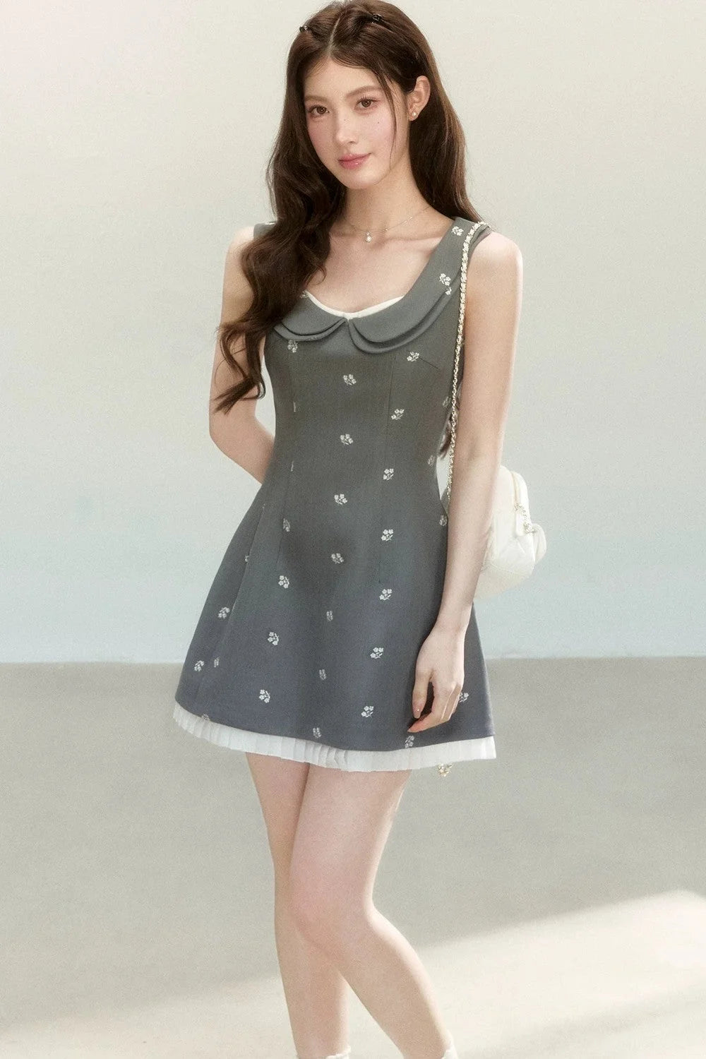 Elegant Pinafore A-Line Dress