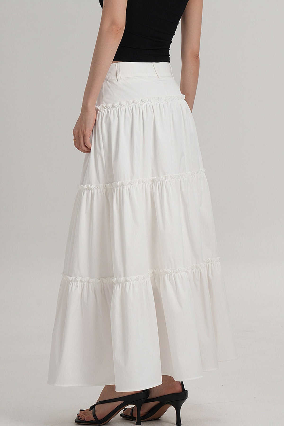 Elegant Pleated A-Line Skirt