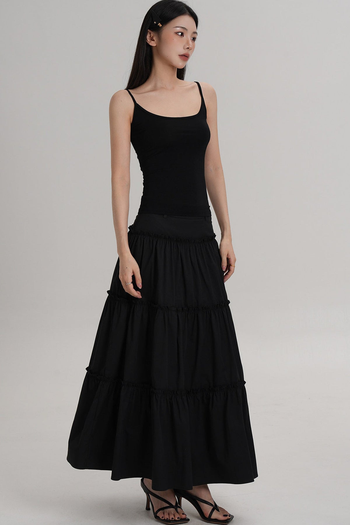 Elegant Pleated A-Line Skirt