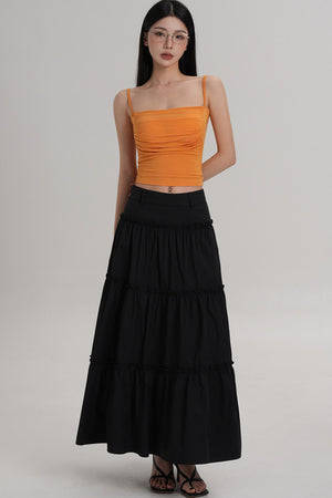 Elegant Pleated Camisole Top