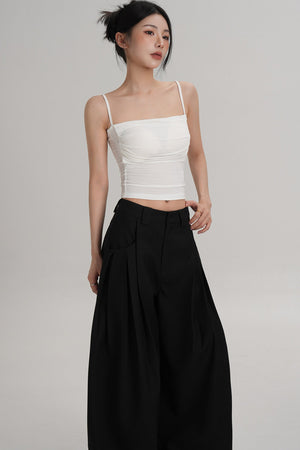 Elegant Pleated Camisole Top