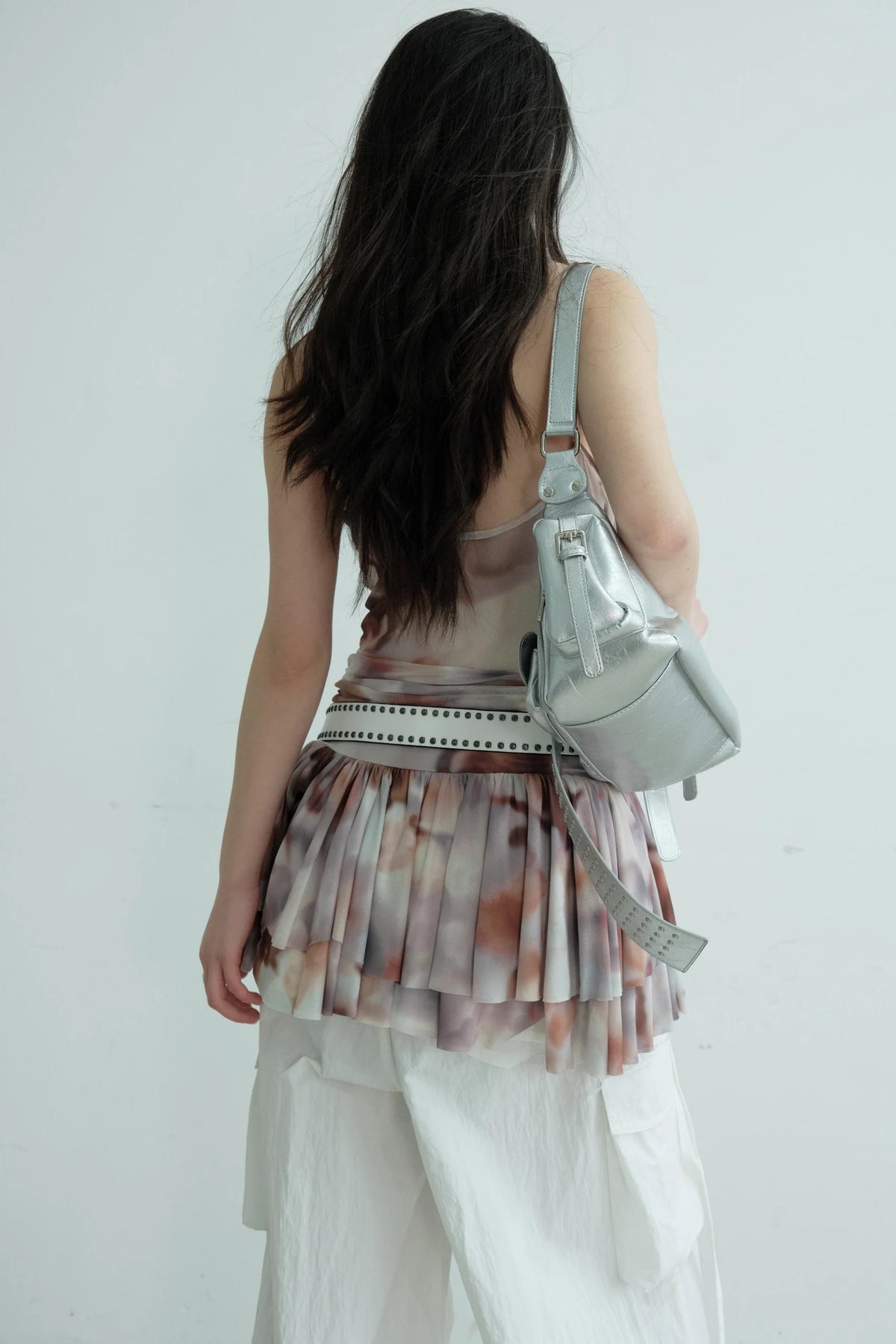 Elegant Pleated Peplum Vest