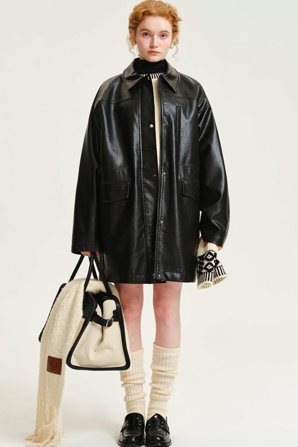 Elegant PU Leather Jacket