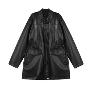 Elegant PU Leather Jacket