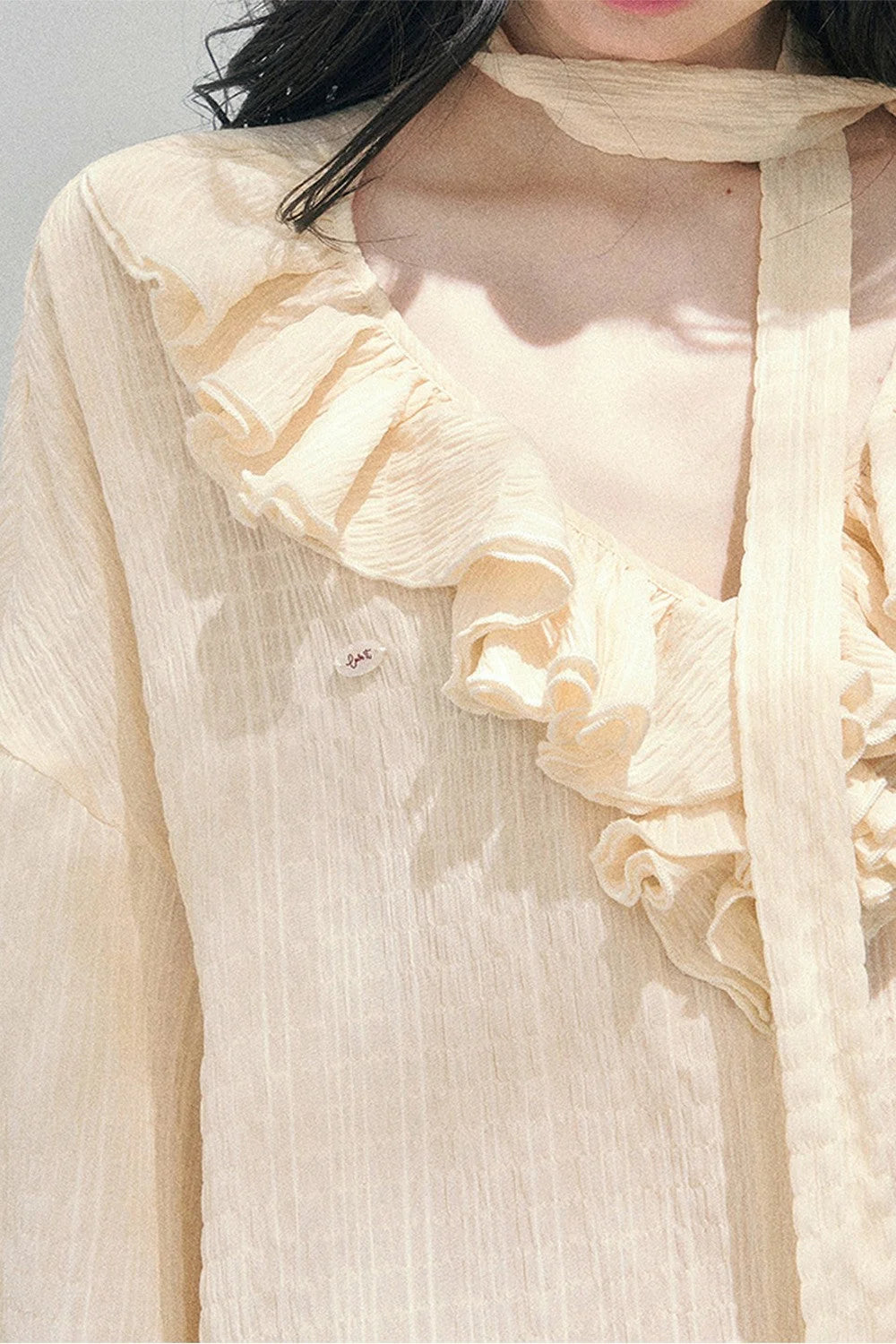 Elegant Ruffled Summer Dress Set