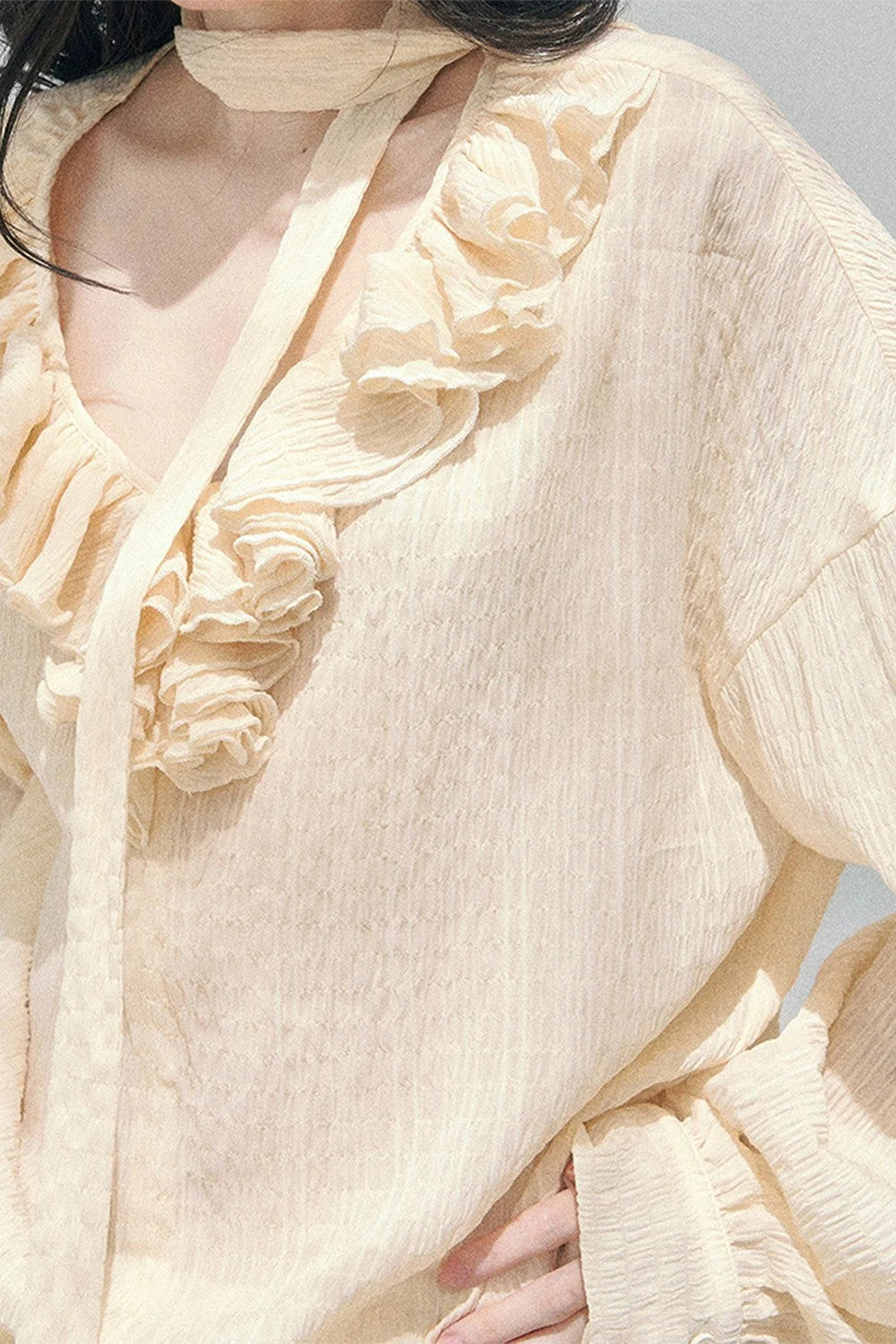 Elegant Ruffled Summer Dress Set