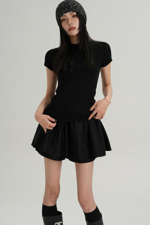 Elegant Short Sleeve Inner Top