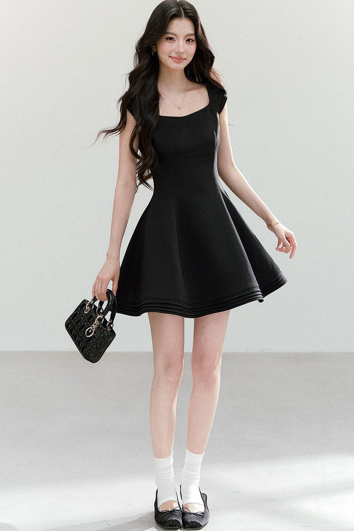 Elegant Slim Fit A-Line Dress