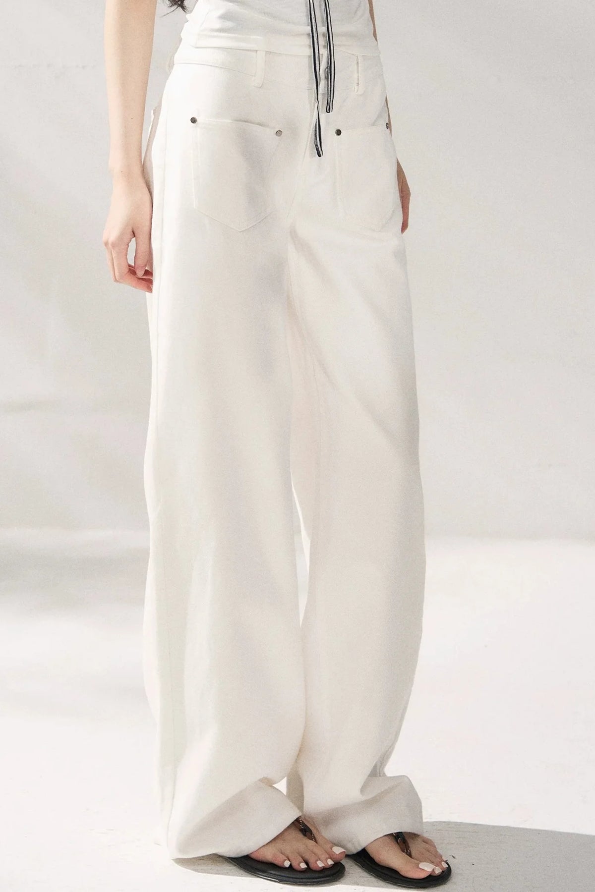 Elegant Slimming Wide-Leg Pants