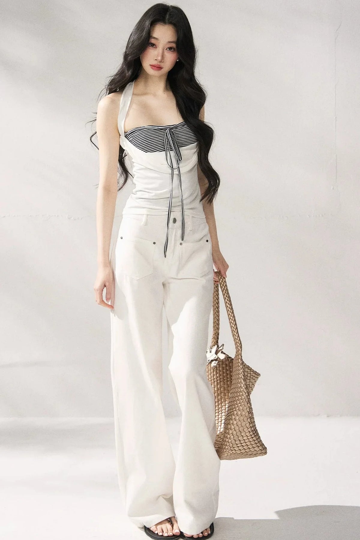 Elegant Slimming Wide-Leg Pants