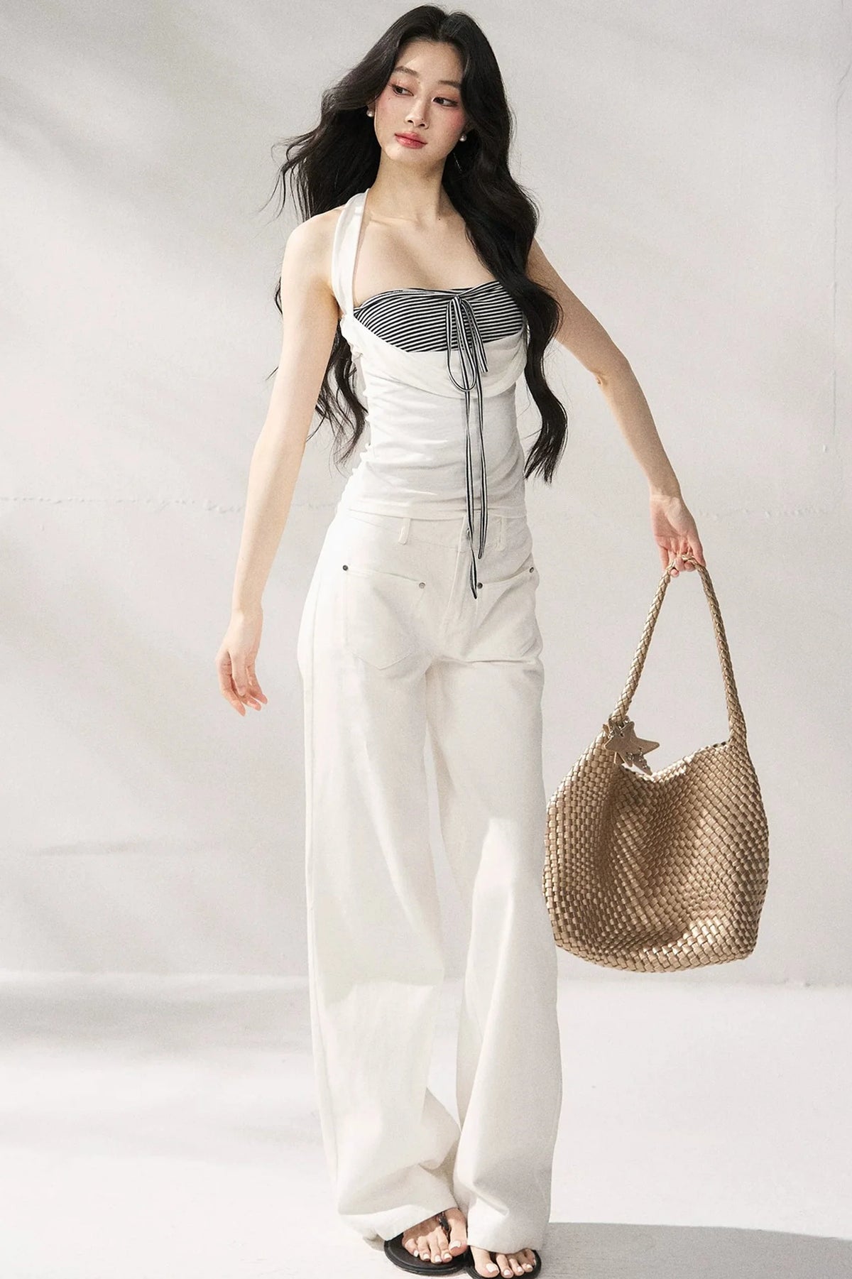 Elegant Slimming Wide-Leg Pants