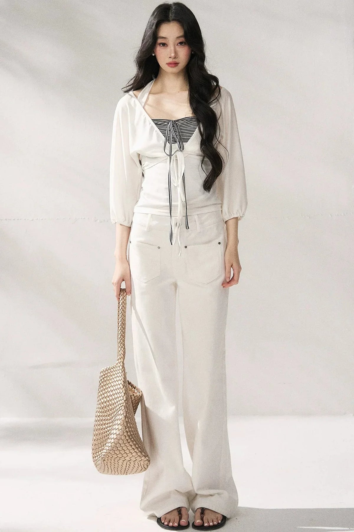 Elegant Slimming Wide-Leg Pants