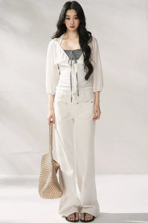 Elegant Slimming Wide-Leg Pants