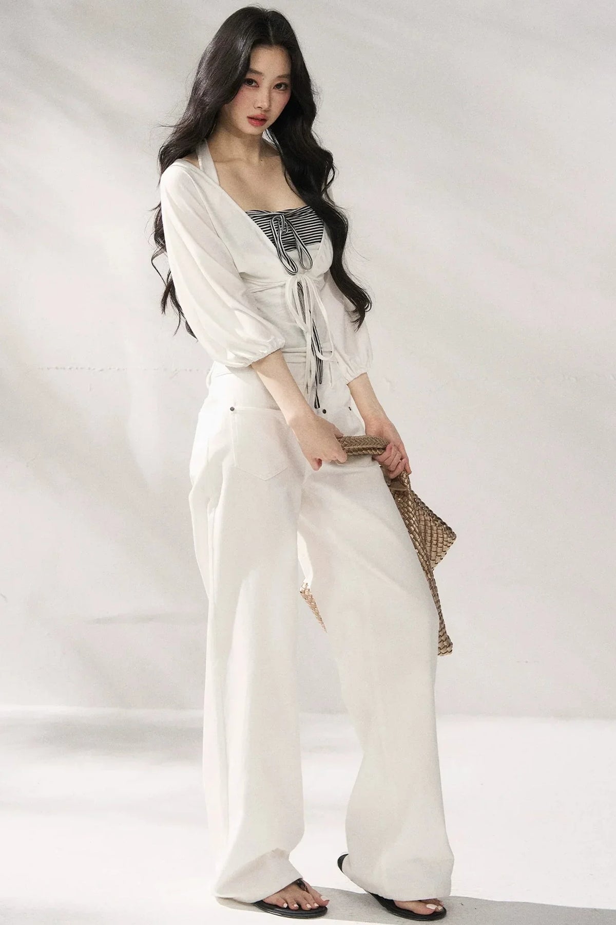 Elegant Slimming Wide-Leg Pants