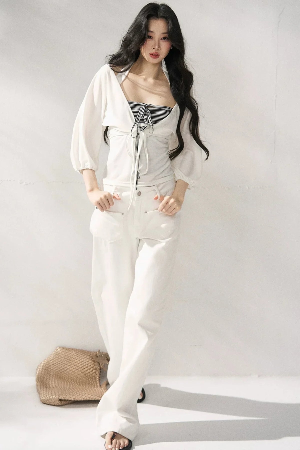 Elegant Slimming Wide-Leg Pants