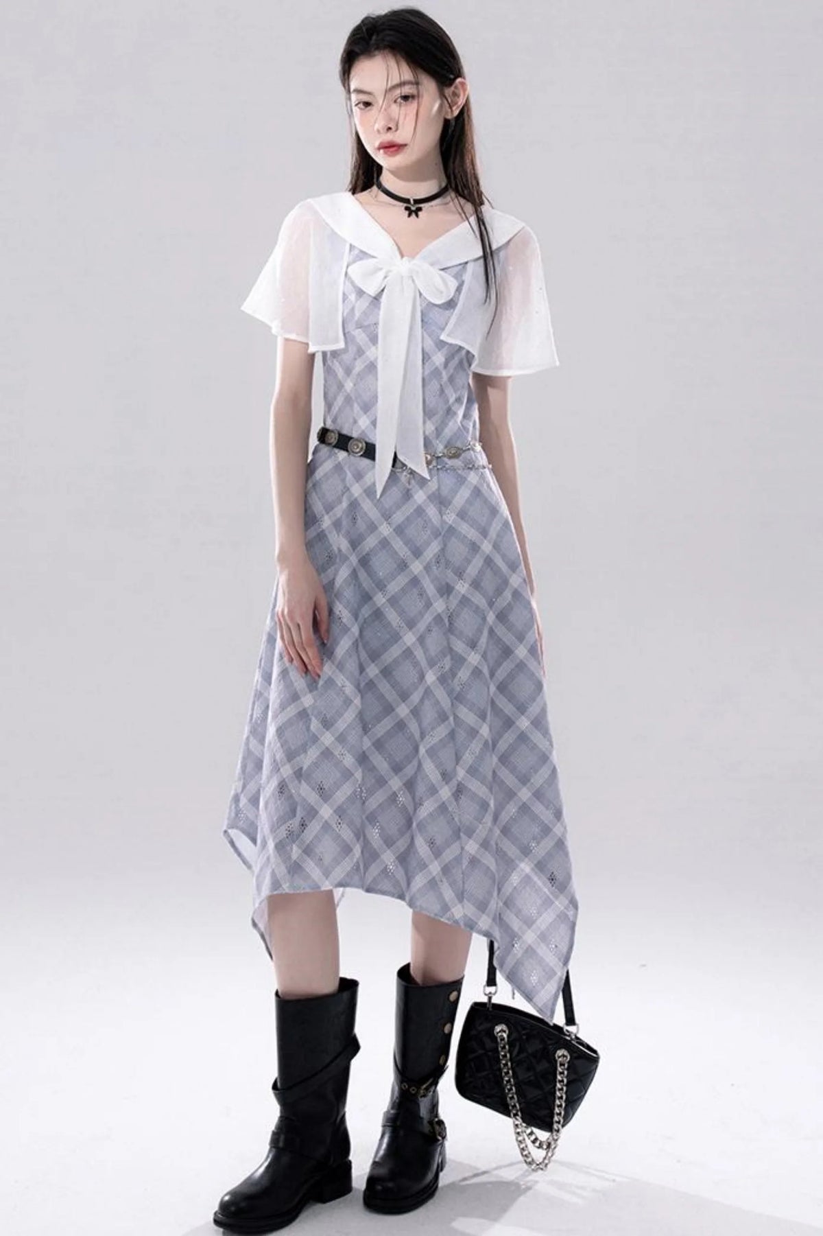Elegant Star Shawl Dress