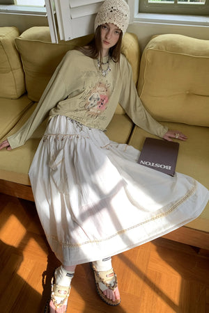 Elegant Summer Puffy Skirt