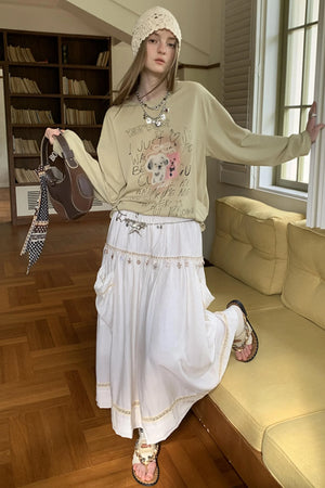 Elegant Summer Puffy Skirt