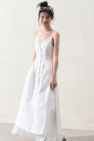 Elegant Waist Slip Dress