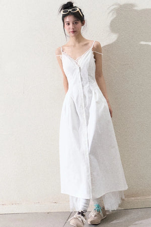 Elegant Waist Slip Dress