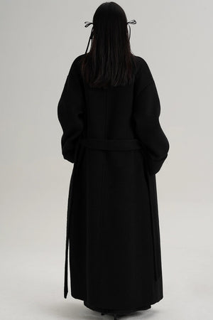 Elegant Wool Lapel Coat