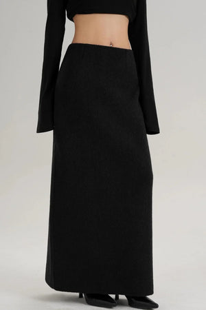 Elegant Wool Pencil Skirt