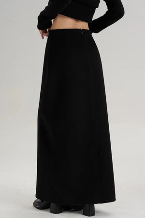 Elegant Wool Pencil Skirt