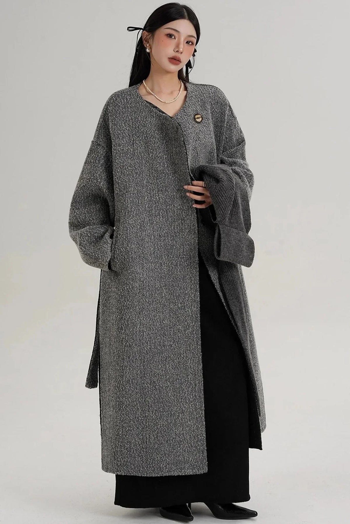 Elegant Wool Pencil Skirt