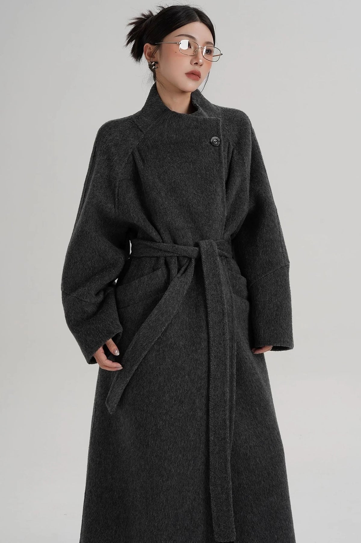 Elegant Wool Reversible Jacket