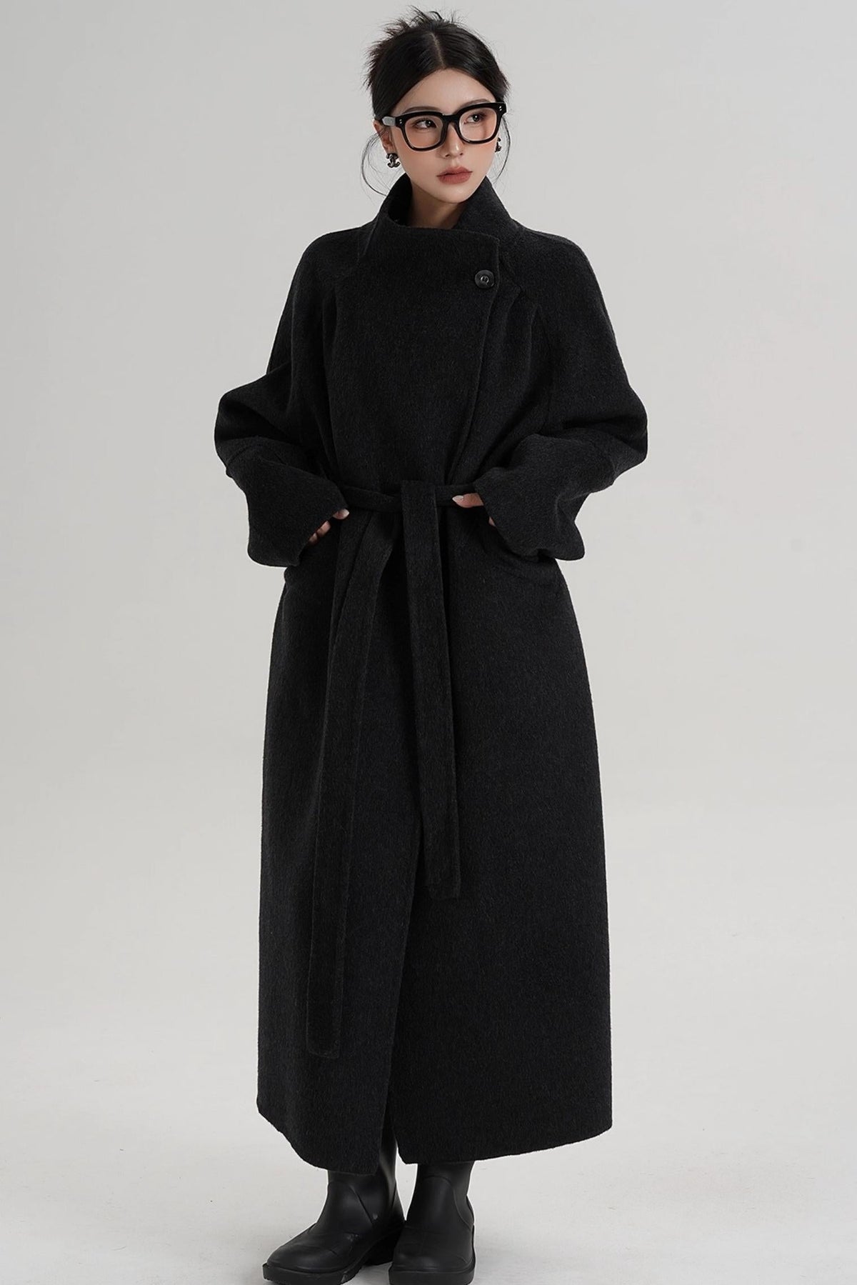 Elegant Wool Reversible Jacket