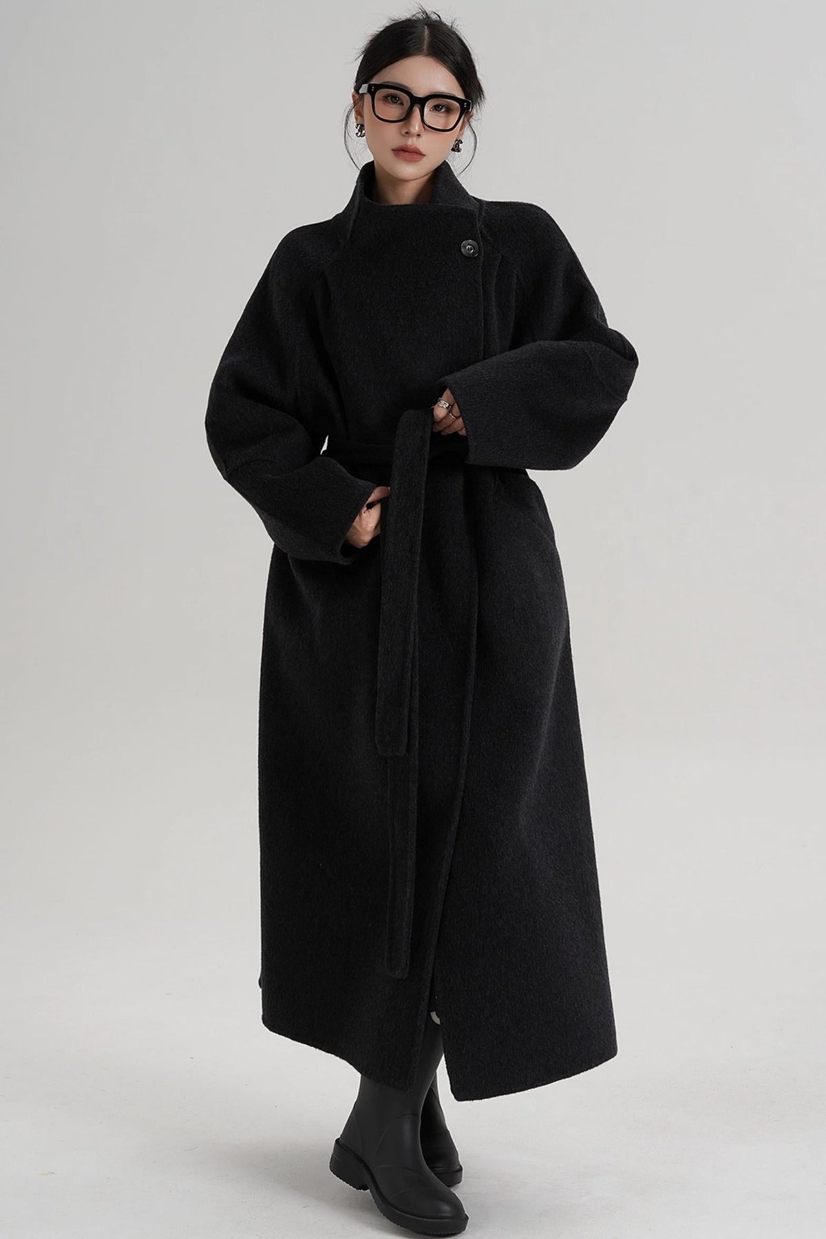 Elegant Wool Reversible Jacket