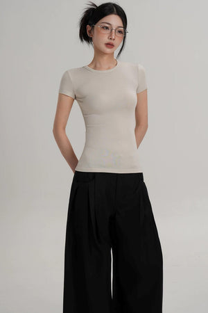 Elegant Wool Slim Sweater