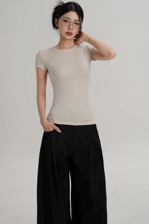 Elegant Wool Slim Sweater
