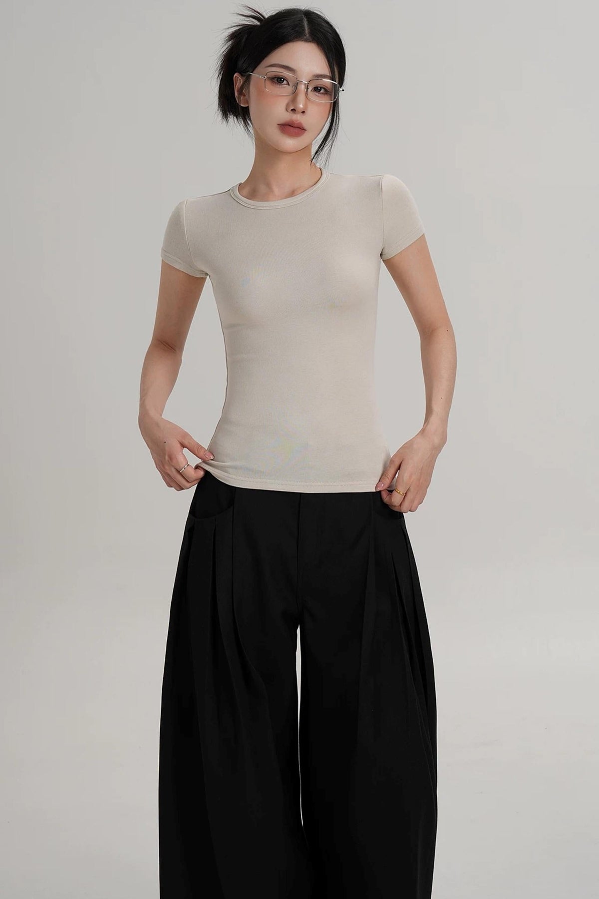 Elegant Wool Slim Sweater