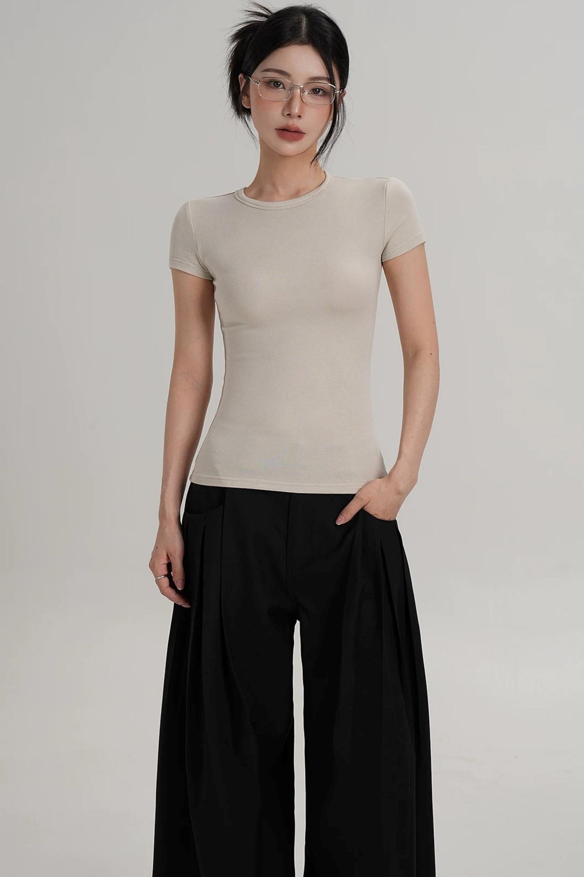 Elegant Wool Slim Sweater