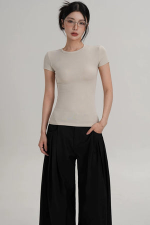 Elegant Wool Slim Sweater