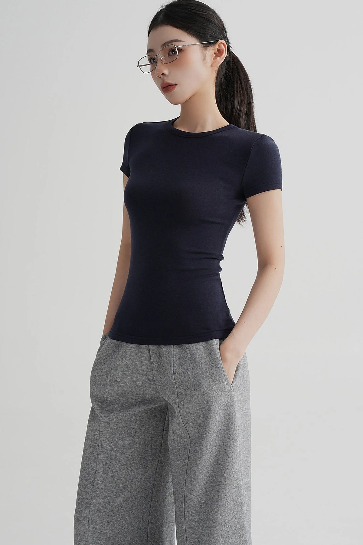 Elegant Wool Waist-Slimming Top