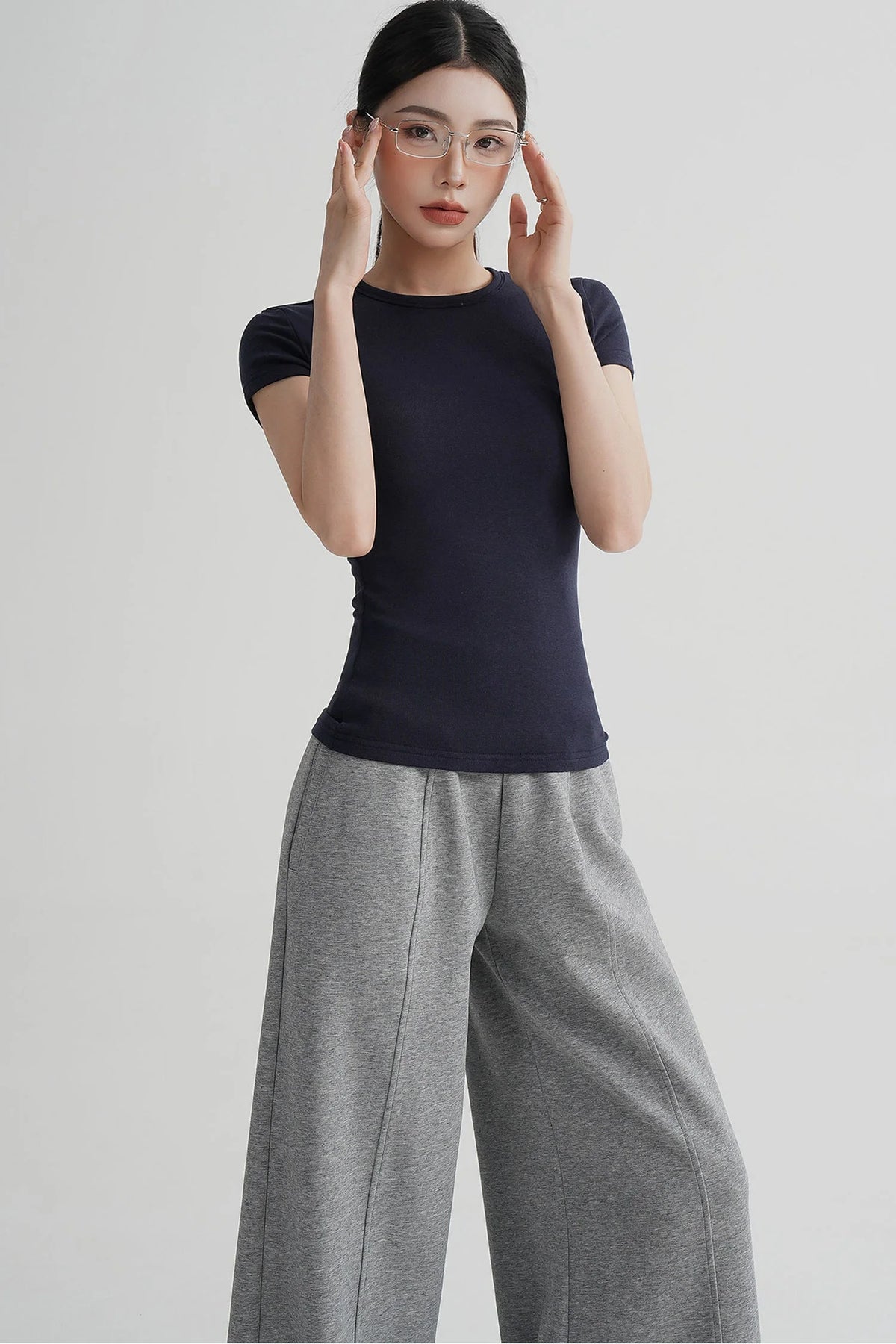 Elegant Wool Waist-Slimming Top