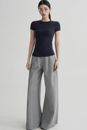 Elegant Wool Waist-Slimming Top