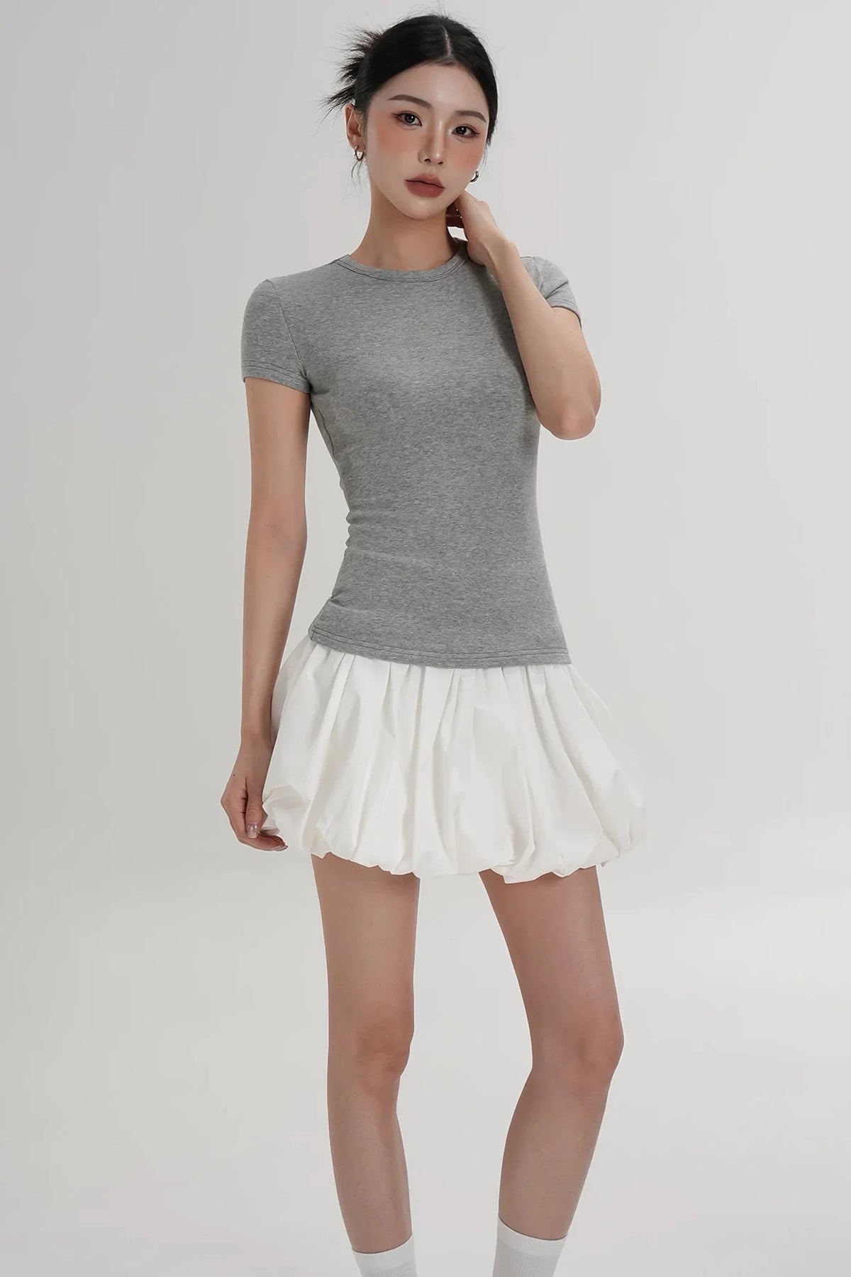 Elegant Wool Waist-Slimming Top