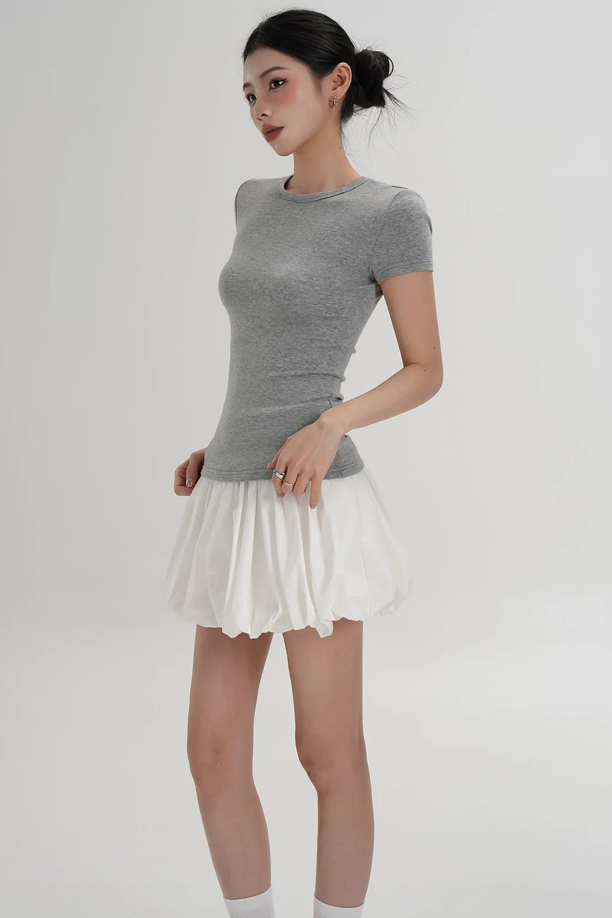 Elegant Wool Waist-Slimming Top