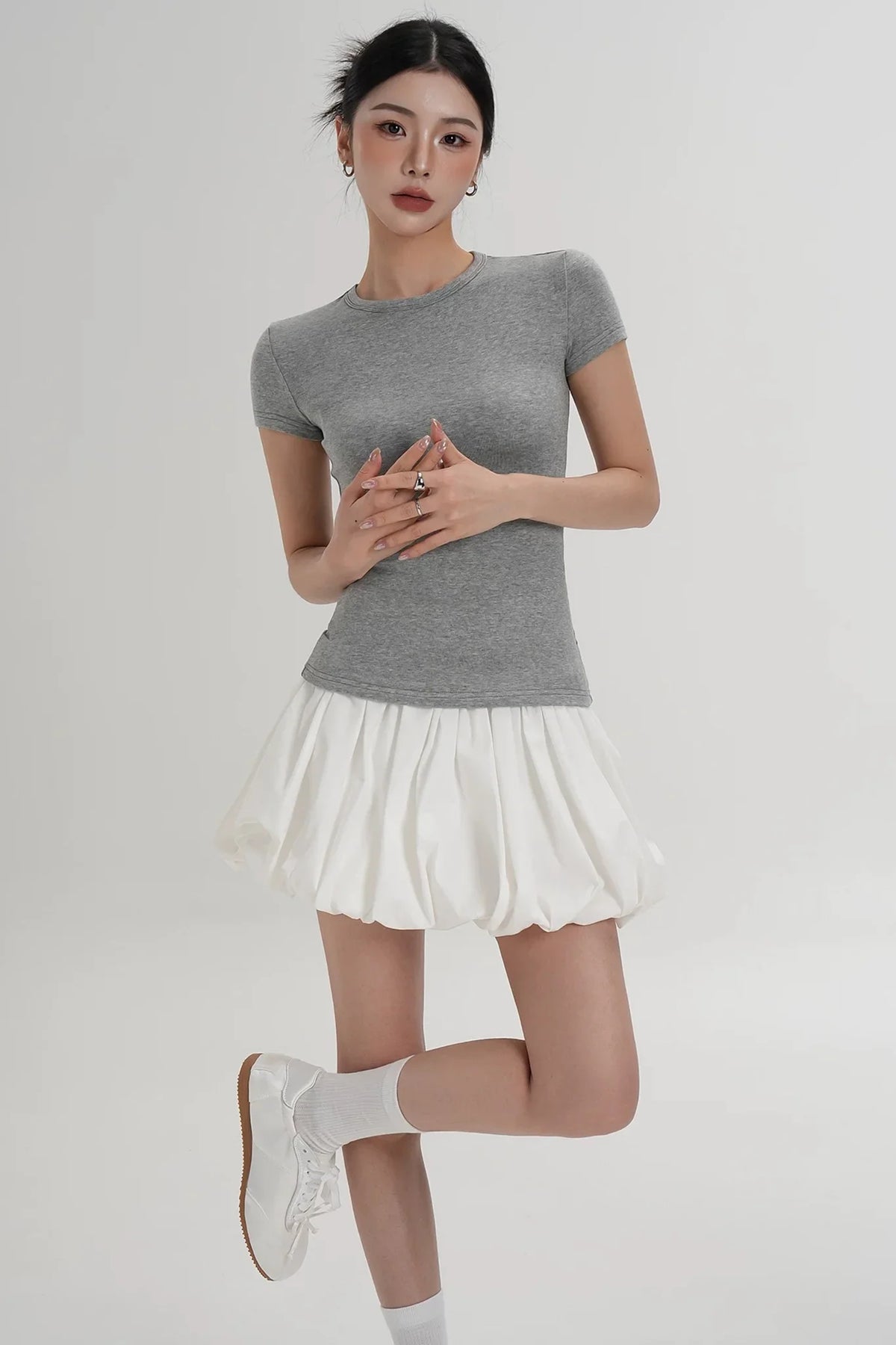Elegant Wool Waist-Slimming Top