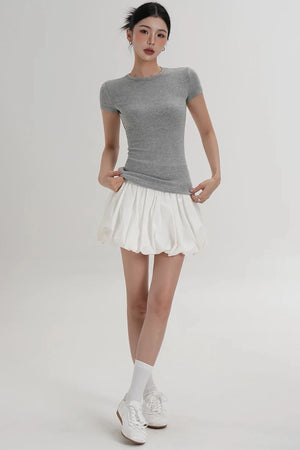 Elegant Wool Waist-Slimming Top